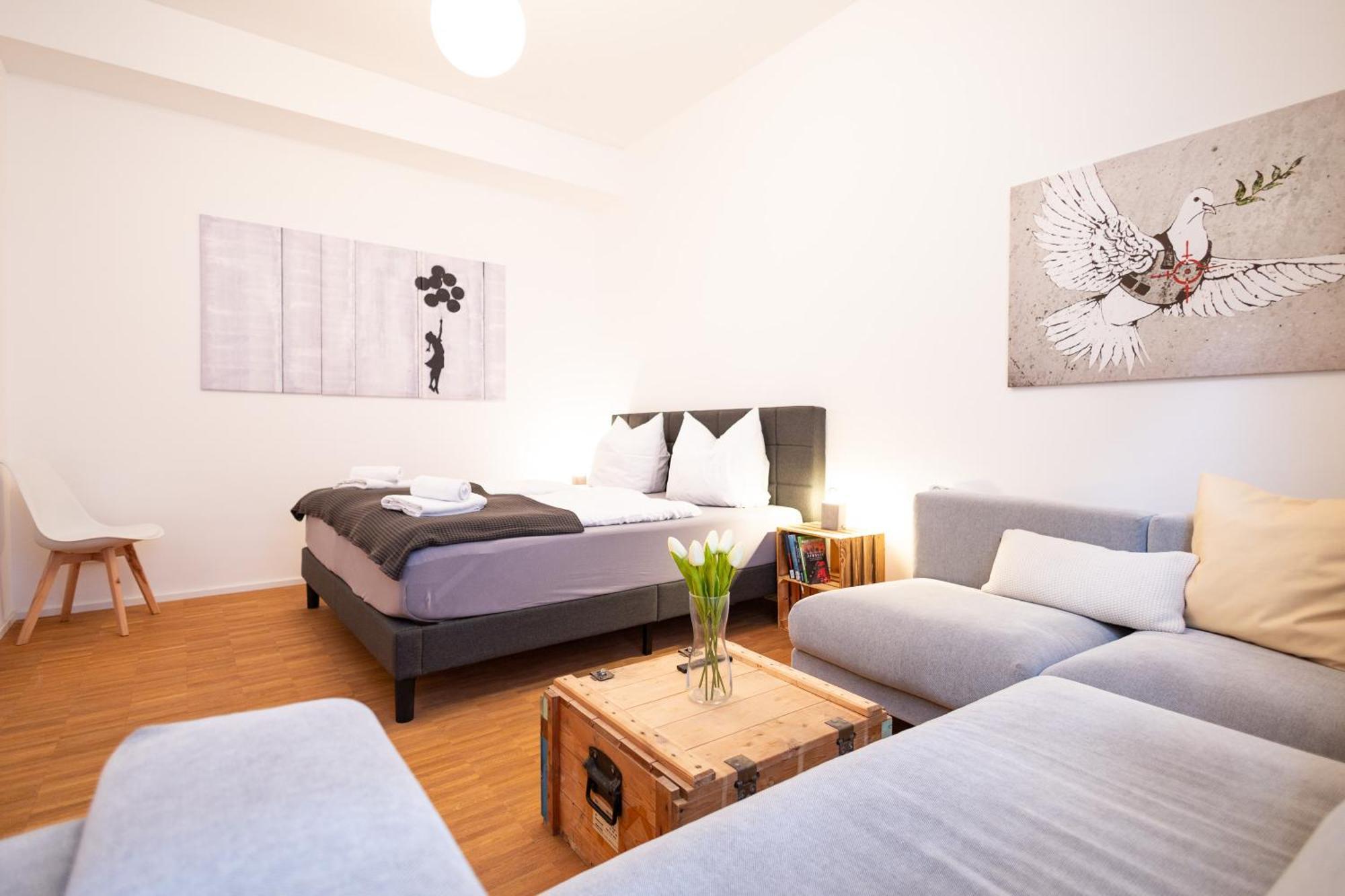 Ko-Living - Beatles Und Banksy Suites & Studios Am Eselsbrunnen - Altstadt - Kueche Halle  Ngoại thất bức ảnh